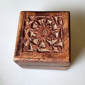 Wooden box from Samanta Wills jewelry